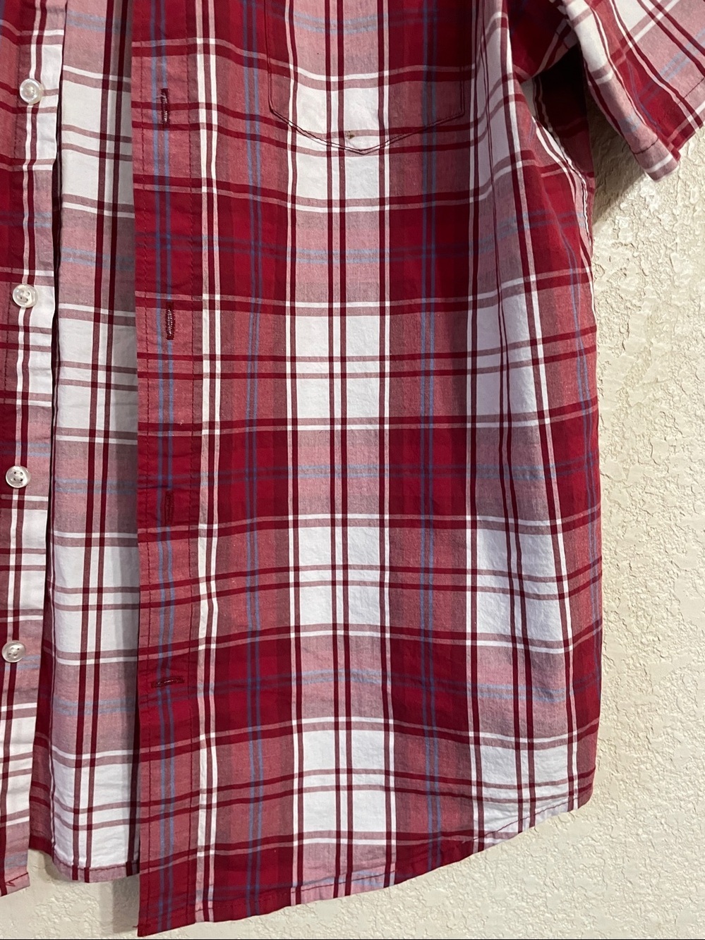 Men’s GAP Red and White Plaid Shirt - Picture 5 of 9